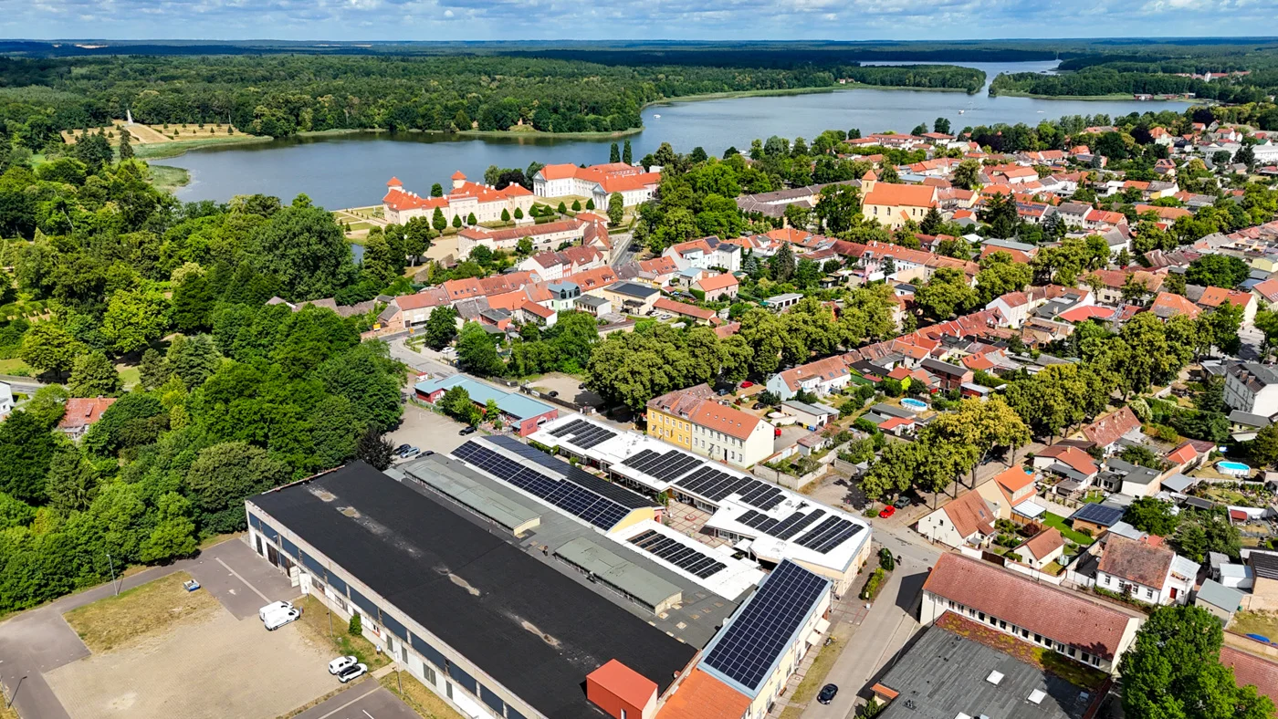 RhinQuartier Gelände aus der Luft